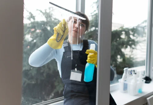 Nettoyage de vitres intérieures et extérieures à la Brigue